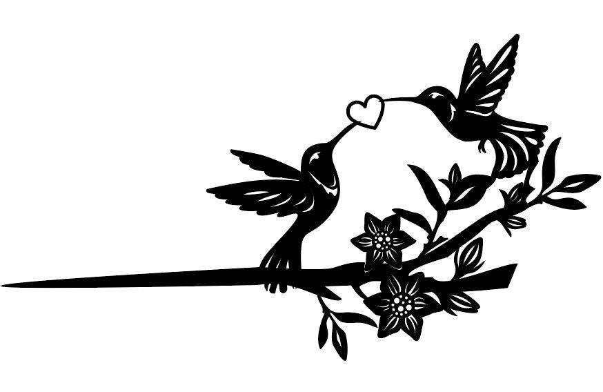 a bird sitting on a branch with a heart in its beak